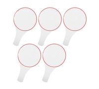 Gatuida 5 pièces Tableaux Effaçables à Sec pour Juges Planches Blanches Portables pour Vote et Notation Accessoires Pratiques pour Jury et Enchères