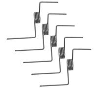 Gatuida 5 ressorts de porte de réfrigérateur à portes françaises - Ressort de torsion métallique en fil de 1,2 mm, diamètre extérieur de 10,5 mm, avec tube en cuivre - Pièce de rechange pour