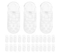 Gatuida 50 attaches-tétines pour bébé : attaches-tétines pour poussée dentaire - Embouts de rechange pour sucette - Chaînette en plastique pour tétine