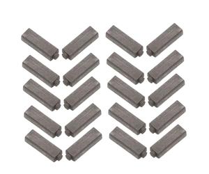 Gatuida 50 Pièces Balais de Moteur Électrique en Carbone pour Sèche-cheveux, Compatibilité, Fonctionnement Silencieux, Installation DIY Facile, Dimensions 4.1x5.5x17 Mm