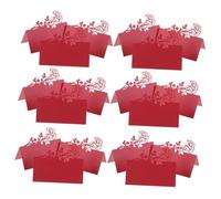 Gatuida 50 Pièces Cartes de Place Mariage Durable avec Design Rose Romantique Cartes Vierges à Écrire pour Décoration Table et Invitations Personnalisées