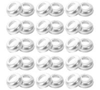 Gatuida 50 Pièces Cuvettes D'écrou de Roue Vélo M8 Galvanisées Bord Pièces D'essieu pour Moyeu Avant et Arrière Accessoires Réparation Vélo Compatibles Vtt