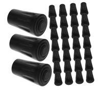 Gatuida 50 Pièces Embouts de Bâtons de Randonnée Antidérapants Caoutchouc Lot de Protections pour Bâtons de Marche Accessoires pour Trekking Adaptés Aux Terrains Variés