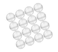Gatuida 50 Pièces Étui à Oeufs Gacha Boule De Gomme Recharges Distributeur De Machine à Bubble-gum Machine à Gommes Géante Faire La Fête Gélules Rondes Balles Tordues Vide Plastique