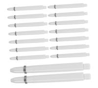 Gatuida 50 pièces Fléchettes Nylon Filetage Robuste avec Anneaux BBS Accessoires pour Flights Courts et Moyens Installation Facile et Prise Main Confortable