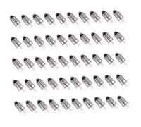 Gatuida 50 pièces Lot de Ampoules pour Expériences Électriques Scolaires Petites Lampes Rondes Verre Indicateur Lumineux Compacte
