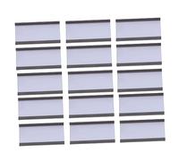 Gatuida 50 pièces Lot de Porte-étiquettes Magnétiques Clipsables pour Étiquettes Prix Support Résistant et Facile à Installer pour Gestion de Stock Entrepôt