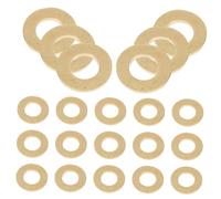 Gatuida 50 pièces Lot de Rondelles Plates Cuivre Joints Étanchéité Métalliques pour Fixations Électriques Rondelles Laiton pour Applications Mécaniques et Automobiles