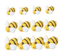 Gatuida 50 pièces Mini Bee Resin Charms Flatback DIY Craft Decorations For Phone Cases And Headdress Lightweight Accessories For Creative Projects