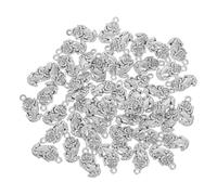 Gatuida 50 Pièces Pi Yao Feng Shui Charms Alliage Pendentifs Double Face Symbole de Richesse Accessoires DIY pour Bracelets Colliers et Porte-clés