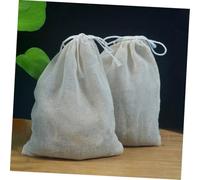 Gatuida 50 pièces Sacs Mousseline à Cordon Coton Pur Sacs Filtre Réutilisables pour Épices Médecine Sèches et Bouillons Cuisine Multifonction