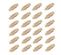 Gatuida 50pièces Fermoirs à Vis Pour Bracelet Et Embout De Collier Connecteur De Bijoux Diy Fermoir à Barillet Accessoire De Bijoux