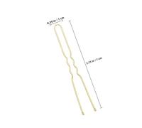 Gatuida 50pièces Pics à Cheveux u Pour Femme Fourchettes à Cheveux Métalliques Accessoires Pour Pics à Chignon Décorations Pour