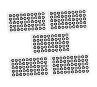 Gatuida 5feuilles Marqueurs pour Scanner de Points Réflectifs pour Numérisation Points de Repère pour Suivi Fournitures pour Scanner