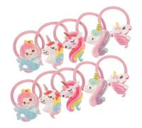 Gatuida 5paires Élastiques à Cheveux Pour Filles Accessoires De Coiffure Lot De Design Cartoon Adorable Facile à Mettre Enlever