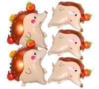 Gatuida 5pièces Ballons Hérisson Aluminium Décoratif Dessin Animé pour Fête Anniversaire Garçon Fille