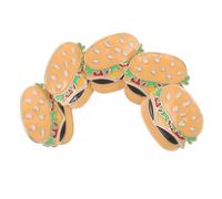 Gatuida 5pièces Broches Métal de Hamburger Accessoire pour Cardigan Insigne de Revers pour Robe Broche pour Chapeau Broche pour Pull à Fixer Vêtement