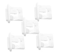 Gatuida 5pièces Capuchon De Panier Lave-vaisselle Clip Stop Glissière Plastique Pour Rack Accessoire Stable Et Facile à Installer Compatible Lave-vaisselle Maison