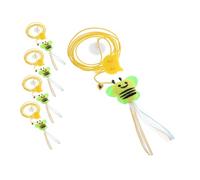 Gatuida 5pièces Jouet Suspendu pour Chat Jouet Interactif Rétractable à Accrocher Porte avec Peluche Et Cloches pour Exercice Et Jeu