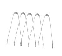 Gatuida 5Pièces Pince à Glaçons Acier Inoxydable Pince Professionnelle pour Escargots et Cuisine Outil Polyvalent pour et Barbecue