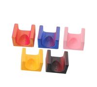 Gatuida 5pièces Séparateur Ongles Pour Manucure Pochoirs Et Support Ongles Protège-cuticules Réutilisable Outil De Protection Pour Vernis Bouchon Anti-éclaboussures Pour Cuticules