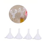 Gatuida 5pièces Tube De Mascara Vide Lot Entonnoirs Pour Crème Pour Cils Flacon Transparent Couvercle Noir