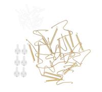 Gatuida 6 Ensembles Invisible Spring Plate Hangers Wall Mount Hooks For Decorative Plates And Art Display Adhesive For Gypsum And Concrete Walls Stable