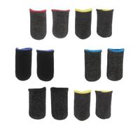 Gatuida 6 Paires de Manchons de Doigt Antidérapants Ultra-Fins Respirants et Absorbant la Transpiration Protège-Pouce Mixte pour Jeux Mobiles et Accessoires de Gaming