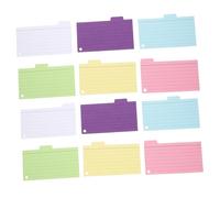 Gatuida 6 pièces Bloc-notes de Bureau Petites Cartes Index Lignées Multicolores Compactes pour Études et Prise de Notes