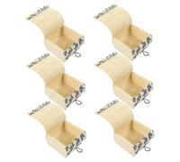 Gatuida 6 Pièces Boîte de Rangement Bambou Coffrets Miniatures pour Bijoux et Souvenirs Organisateur Objets Divers Boîte Décorative Artisanale avec Couvercle pour Petits Accessoires et