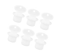 Gatuida 6 Pièces Bouchons pour Bouillottes Couvercles de Fermeture Anti-fuite Air Bouchons de Rechange de Bouteilles Eau Chaude