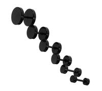 Gatuida 6 Pièces Boucles Oreilles Barbell Punk pour Hommes et Ensemble de Piercings Éléguants pour Saint et Mate