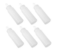 Gatuida 6 Pièces Bouteille pour Animaux Seau à Lait d'agneau Bouteilles De Lait d'agneau Biberon pour Moutons Bouteilles d'agneau Mamelon d'alimentation d'agneau Tétines Blanche Plastique