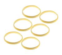 Gatuida 6 pièces Bracelets Manchette Métalliques Extensibles pour Homme Lot de Bracelets Élastiques Anti-dérapants pour Manches Longues Bagues de Bras Ajustables et Durables Cadeau pour