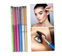 Gatuida 6 pièces Brosse Spirale pour Cils avec Manche d'Éclats Applicateur Brosse Mascara Portable pour Extension et Soin des Cils Blanc Rose Or Bleu Foncé Vert