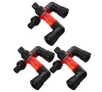 Gatuida 6 pièces Capuchon de Bougie Clignotant à Angle Droit pour Atv et Dirt Bike Résistance Intégrée Protection Résistante Chaleur Compact et Léger Améliore Allumage Sécurité des Motos