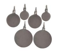 Gatuida 6 pièces Cibles Entraînement Acier Inoxydable avec Crochet Légères et Durables pour Tir Intérieur et Extérieur