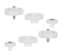 Gatuida 6 Pièces Engrenage en Nylon Blanc pour Accessoire Cuisine, Compatible Poussoir à Saucisse, Nettoyage Facile et Haute Performance pour Usage Domestique Cuisine