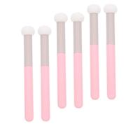 Gatuida 6 pièces Éponge Pinceau Correcteur Multifonction Brosse Maquillage Portable à Tête Champignon Usage Sec et Humide Application Précise et Compacte
