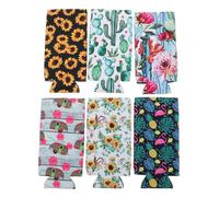 Gatuida 6 Pièces Isolateur pour Cannette De Bière Manchon Isotherme pour Cannette De Couvercle à Ouverture Facile Refroidisseur pour De Soda