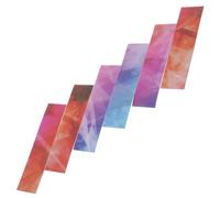 Gatuida 6 Pièces Lot D'autocollants Texturés Apaisants en PVC pour Soulager Le Stress, Surface Tactile Rugueuse, Réutilisables, pour Ordinateurs et Carnets