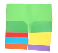 Gatuida 6 pièces Lot de Dossiers Plastiques avec Agrafes Doubles Pochettes Résistantes Étanches pour Rangement Administratif et Organisation de Documents
