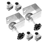 Gatuida 6 pièces Lot de Pinces C Acier Inoxydable Robustes pour Installation Façade Tiroir Serre-joint Multifonction pour Menuiserie et Montage Meuble Outils Fixation Panneau Durables