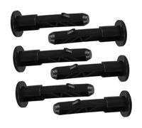 Gatuida 6 pièces Lot Goupilles Charnière Nylon pour Couvercle Poubelle à roulettes Accessoires Durables pour Fixation de Couvercle Poubelle Extérieure Kit de Réparation Ménagères et