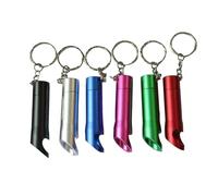 Gatuida 6 pièces Mini Lampe Torche LED Porte-clés Multifonction Décapsuleur Compact Porte-clefs Décoratif Unisexe Design Créatif et Couleurs Assorties