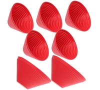 Gatuida 6 pièces Ouvre Bocal Caoutchouc à Lusure Manchons Antidérapants et Isolants pour Bouteilles et Bocaux Accessoire de Cuisine Polyvalent