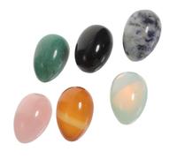Gatuida 6 Pièces Pierres Décoratives en Cristal D’Agate, Lot de Set, | Ornement Unique, Décoration de Conférence et Fêtes Occasionnelles, Cristal, Style Original