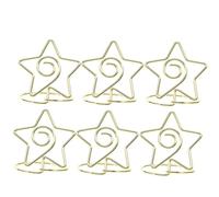 Gatuida 6 pièces Porte Noms de Table Mariage Clips Photo Mémo Support Cartes et Numéros Décorations de Table Légères et Stables pour Événements Festifs