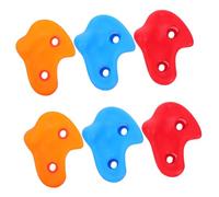 Gatuida 6 pièces Prises Escalade Épaisses pour Mur Intérieur et Extérieur Multi-Couleurs pour Garçon Fille et Adultes Supports Robustes pour Entraînement et Aire de Jeux
