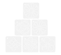 Gatuida 6 pièces Règles de Couture Creuses pour Patchwork DIY Modèles de Traçage Quilting Outils Pratiques et Durables pour Accessoires Quilting et Couture Main